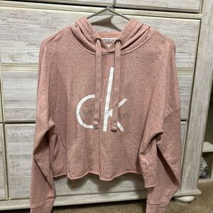 Calvin Klein Jeans Speckled Pink Hoodie